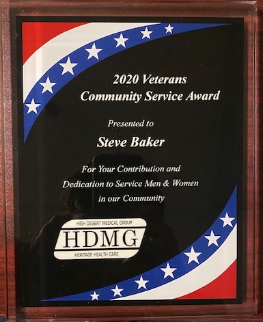 veteran service award plaque