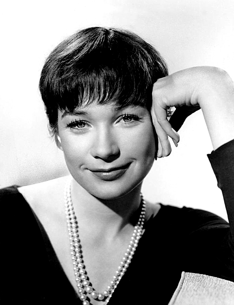 Shirley MacLaine 1960 headshot image