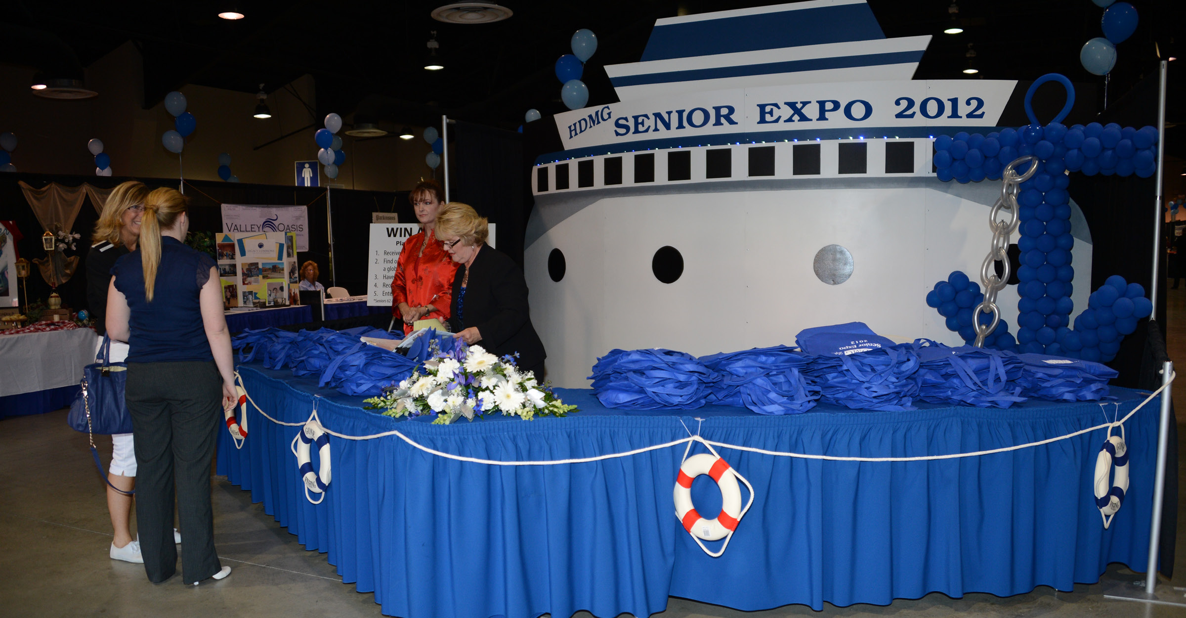 Welcome Booth Cruise Ship