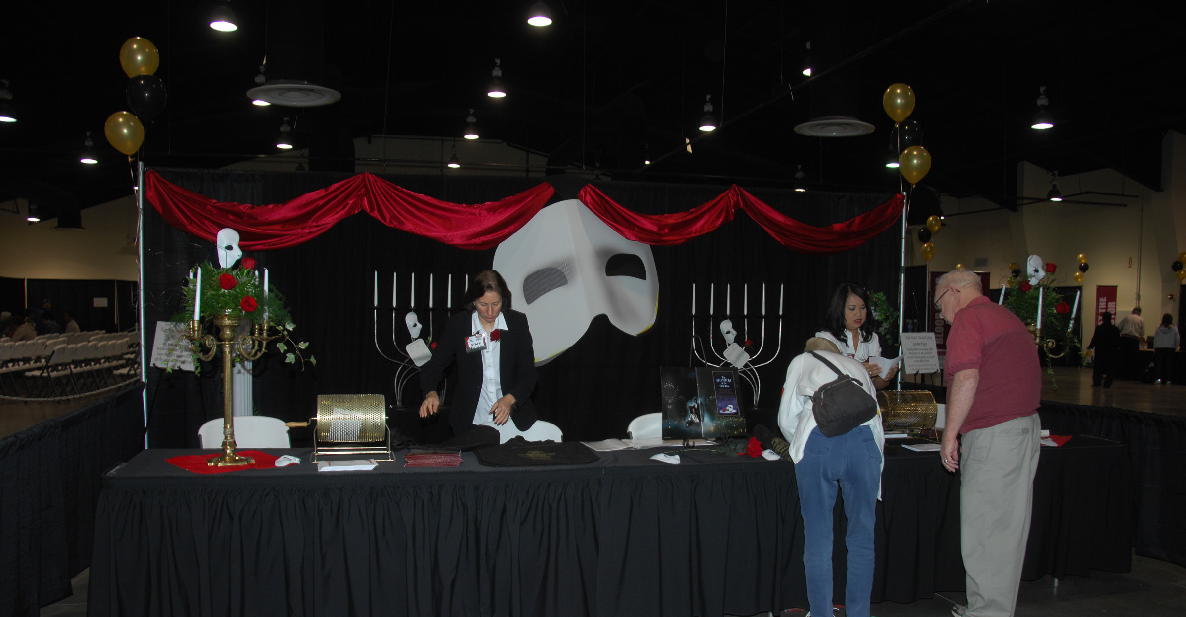 Phantom of the Opera Welcome Booth