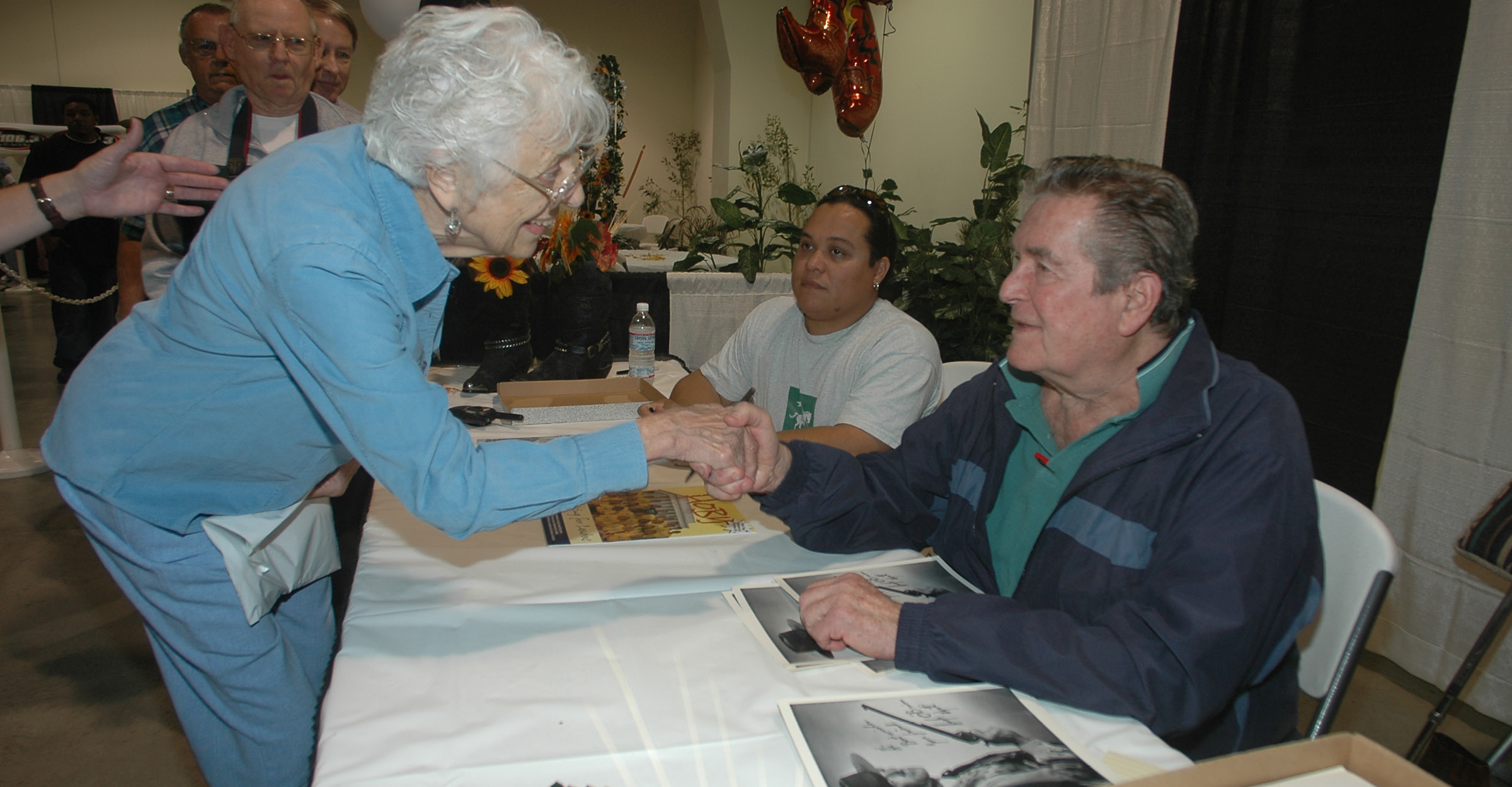 Autographs with Hugh O'Brien