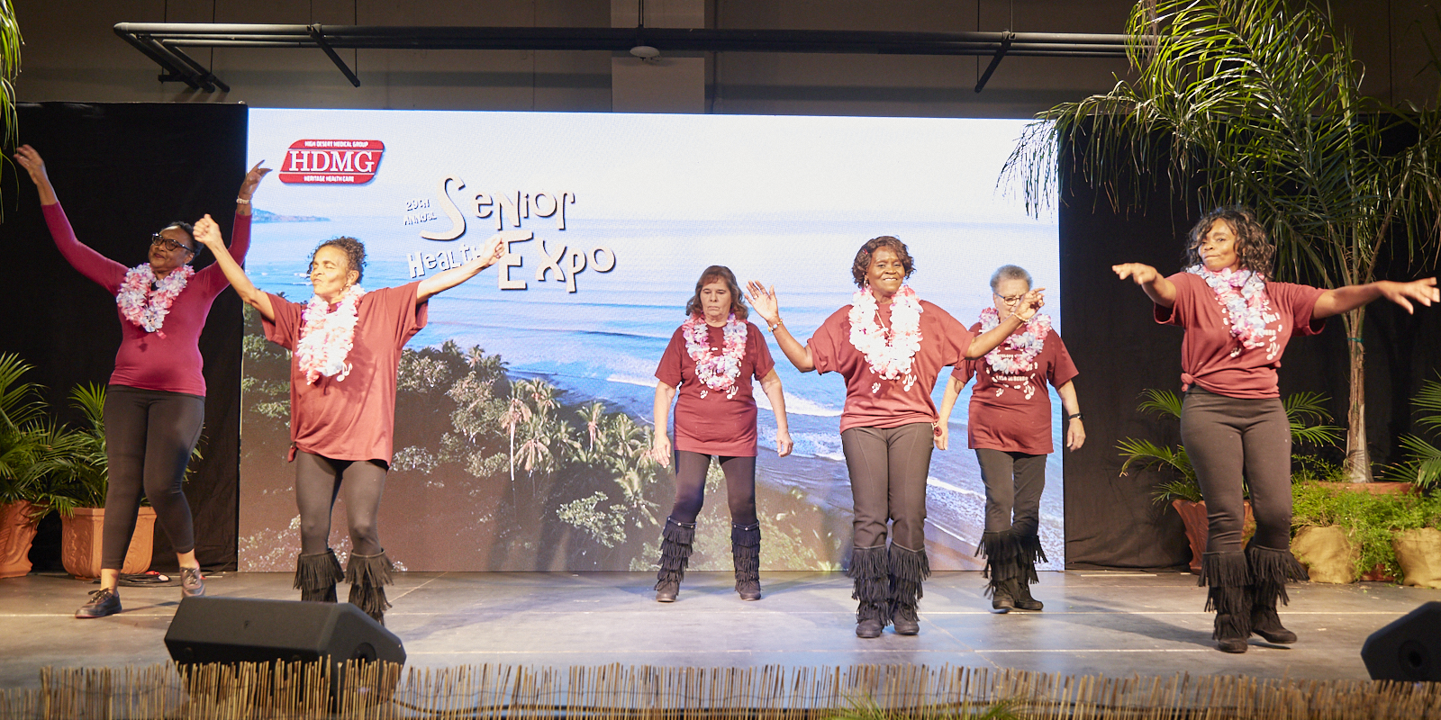 Entertainment dancing on stage