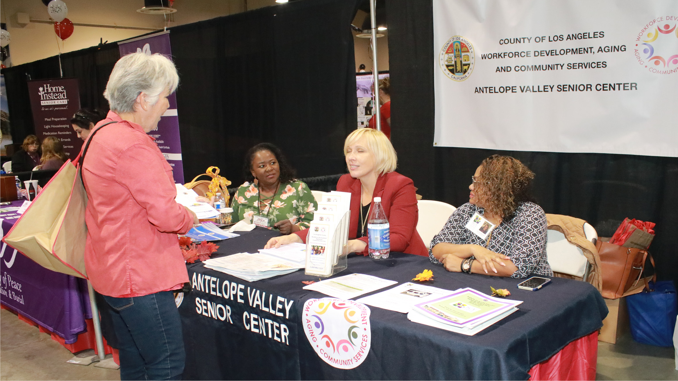 AV Senior Center booth